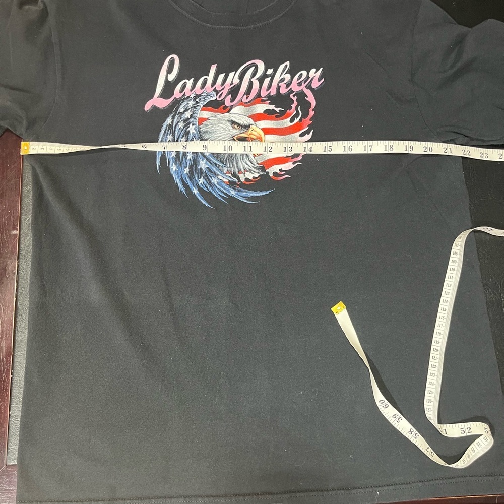 Lady Biker long sleeved tee size large - Picture 6 of 7